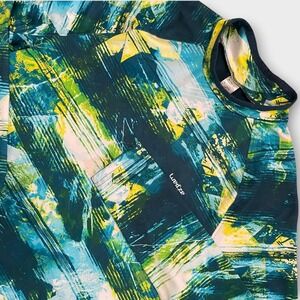 Wedze Men's Ski Base Layer Long Sleeve Athletic Top Green Blue Yellow XL Outdoor